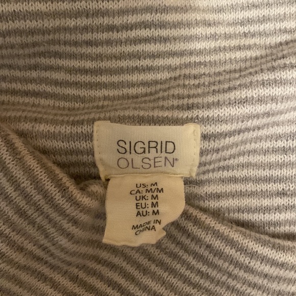 Gray & White Stripe Sigurd Olsen Sweater (Medium) - Picture 5 of 5